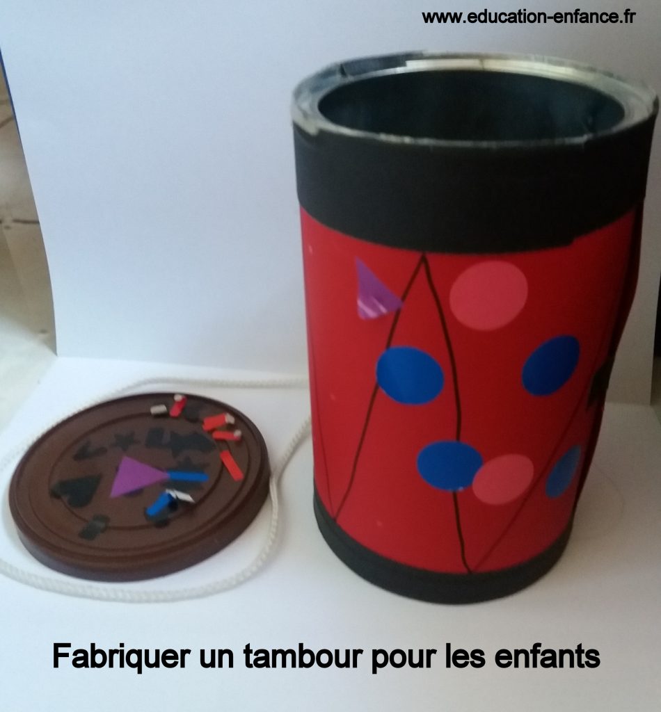 tambour à décorer pour enfant