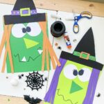 Bricolage d une sorcière rigolote pour Halloween